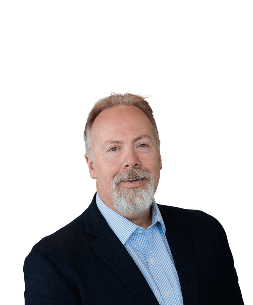 man with black jacket and blue shirt