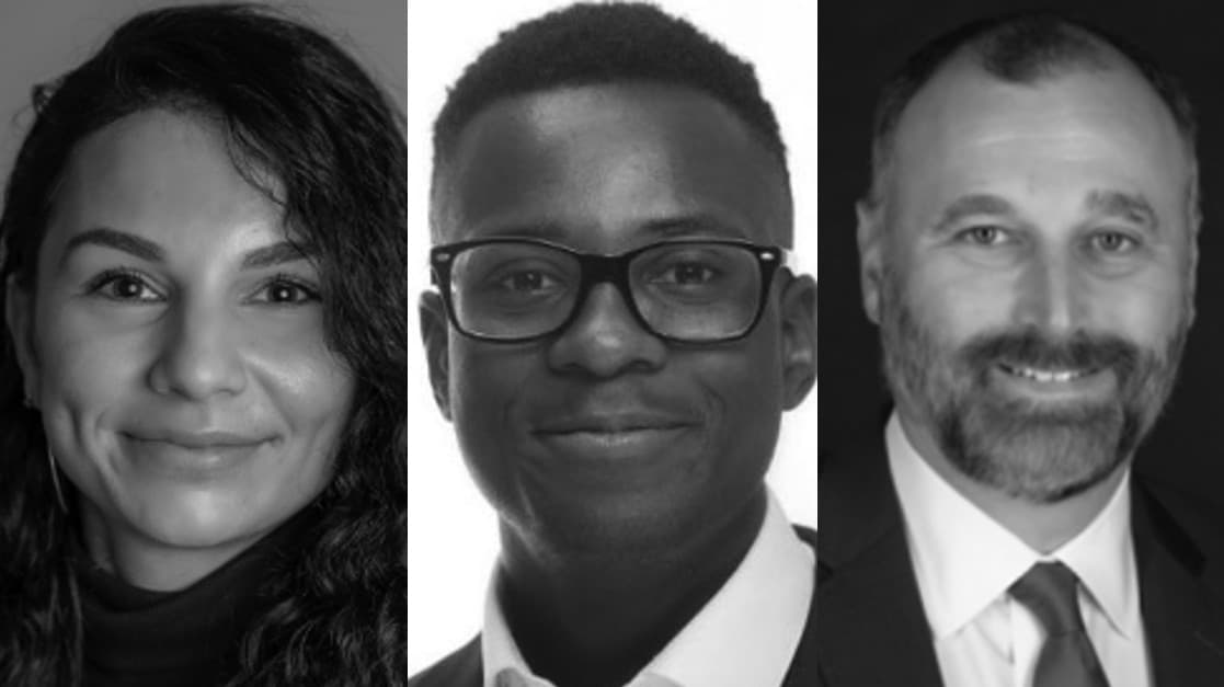 Ruth Mehdipour, Ben Bello, Kyle Salvati